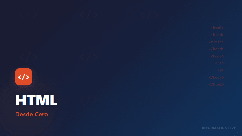 HTML desde Cero hasta Avanzado