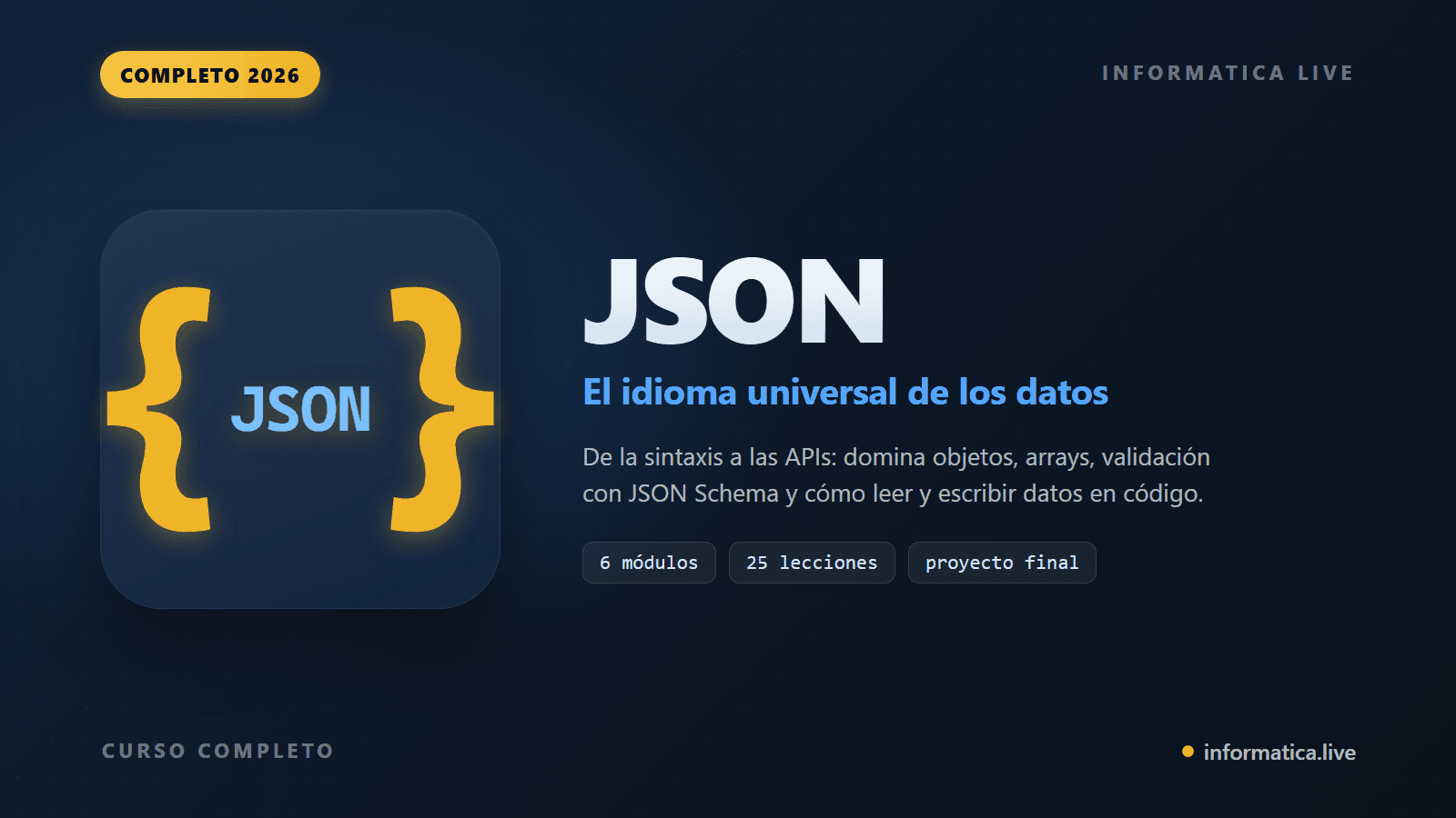 JSON: el idioma universal de los datos