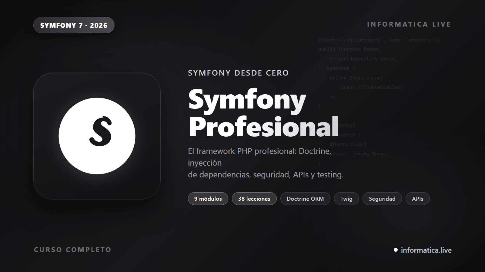Symfony: De Cero a Experto